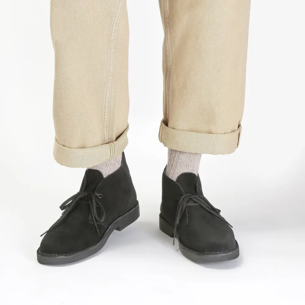 Herren Desert Boot Evo Schwarzes Wildleder Chukka online