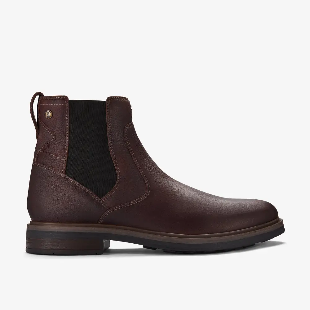 Herren-Stiefel Newford Easy aus braunem Leder online