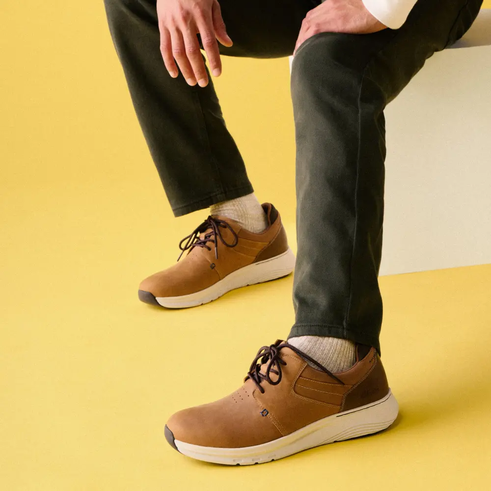 Motion Trek PT Herren-Sneaker aus dunkelbraunem Leder online