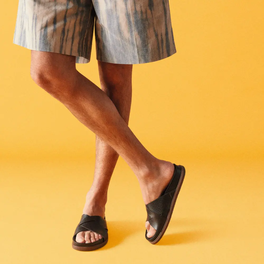 Torford Cross Herren-Sandalen aus braunem Leder online