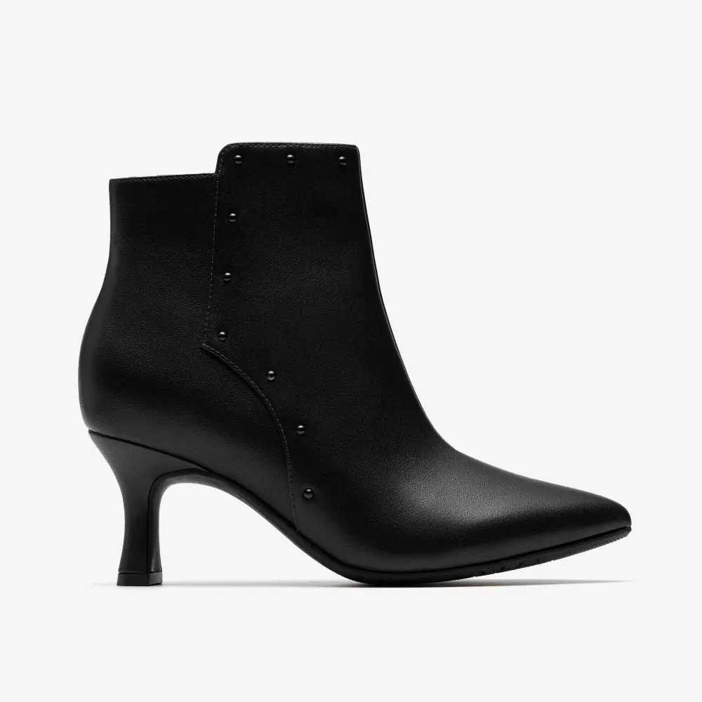 Kataleyna Madi Damen-Ankle-Boots aus schwarzem Leder online