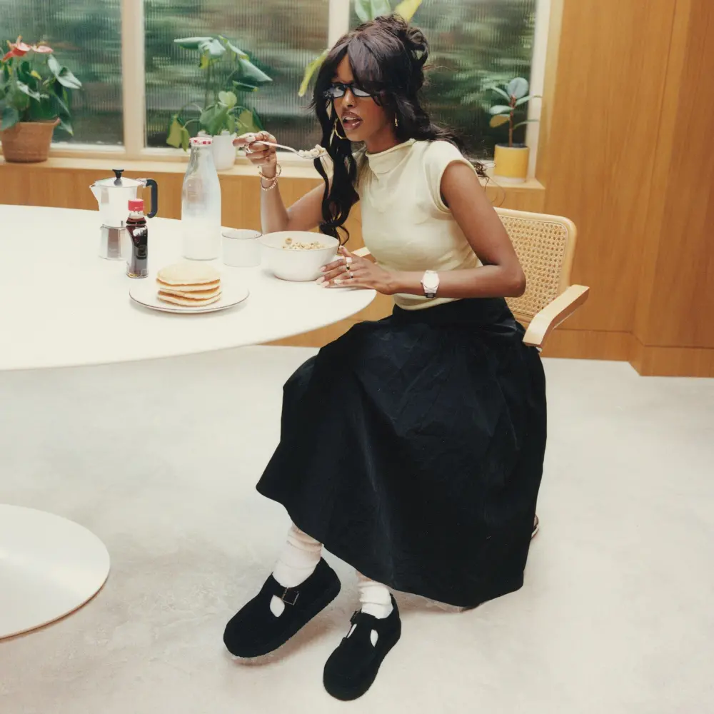 Nomad T-Bar Damenschuhe aus schwarzem Wildleder online