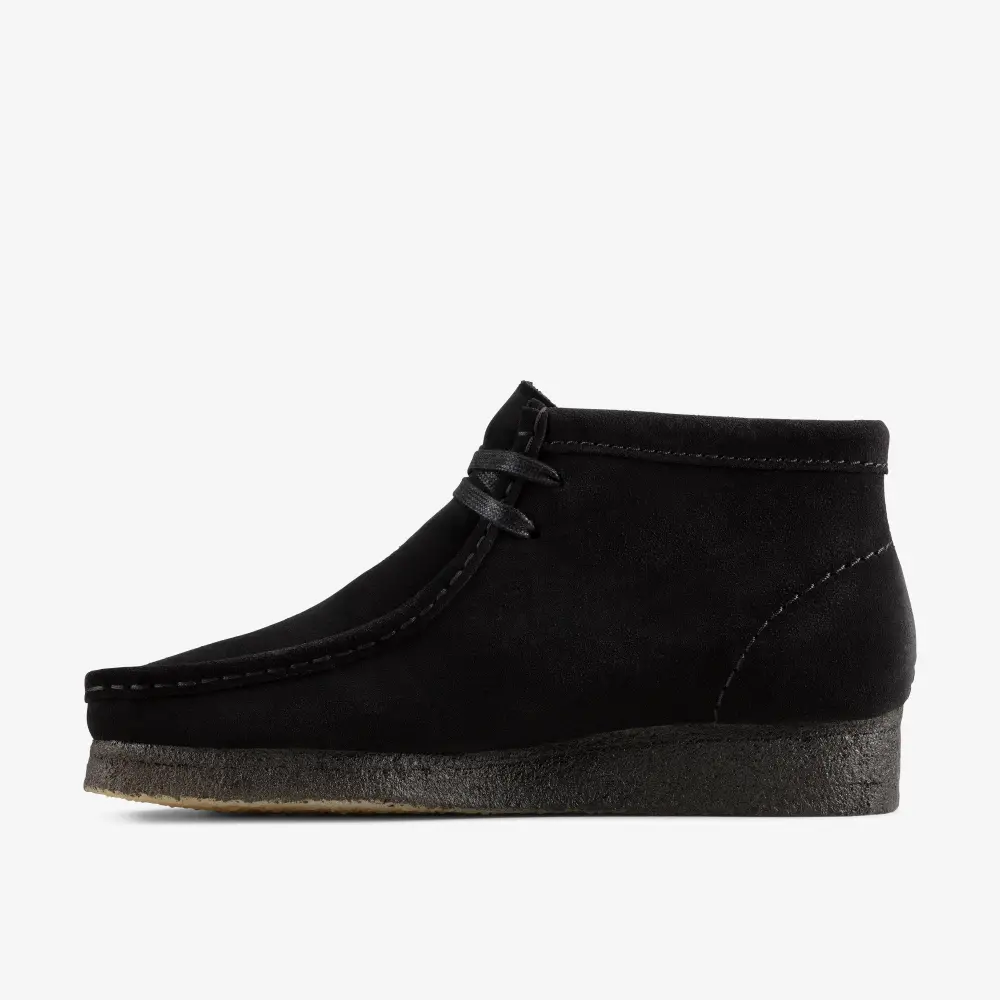 Wallabee™ Damenstiefel aus schwarzem Wildleder online